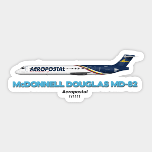 McDonnell Douglas MD-82 - Aeropostal Sticker